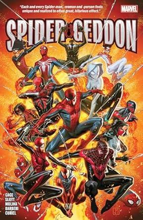 Spider-geddon                                                                                                                                         <br><span class="capt-avtor"> By:Gage, Christos                                    </span><br><span class="capt-pari"> Eur:24,37 Мкд:1499</span>